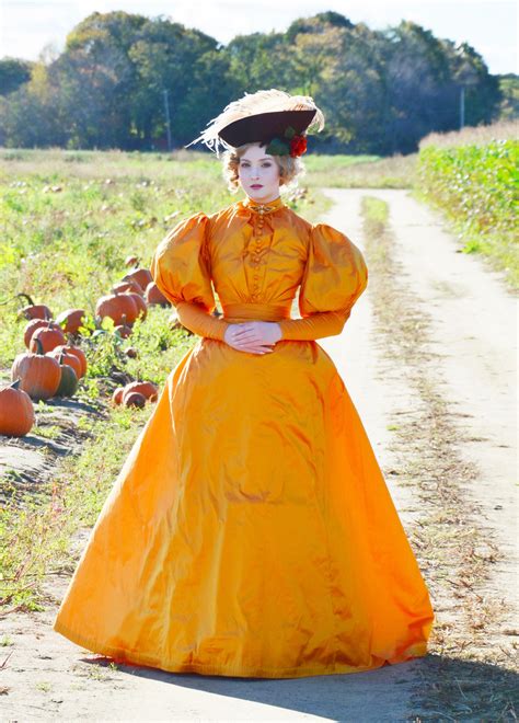 1890s Dress By Angela Clayton Day Dresses Pumpkin Dress