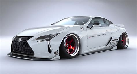 Does The Liberty Walk Treatment Work On The Lexus Lc 500 Carscoops