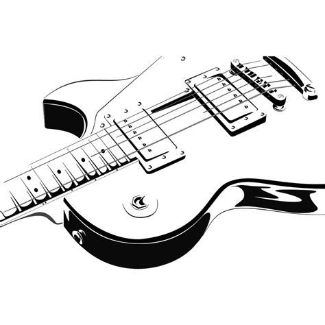 Guitar Line Drawing At Getdrawings Free Download