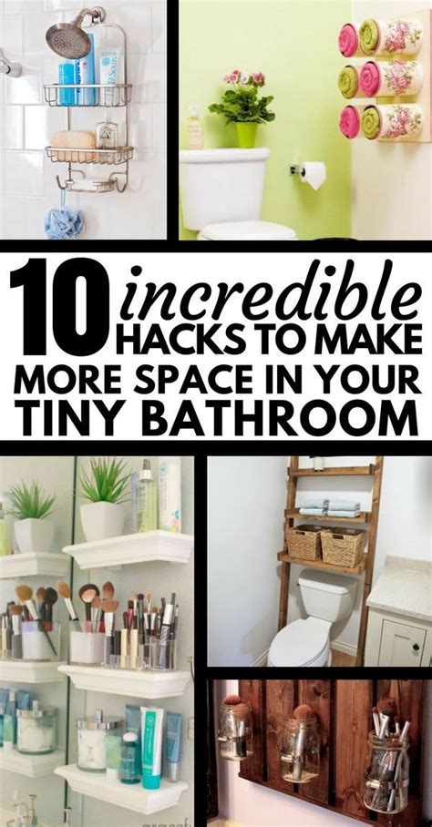 Incredibly Genius Hacks To Make More Space In Your Tiny Bathroom
