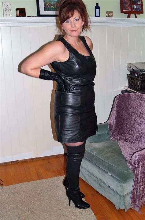 lederlady ️ heels outfits leather mini skirts leather skirt suits for women mantel leder