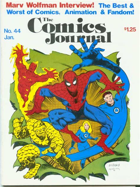 Comics Journal In Comics And Books Industry Publications