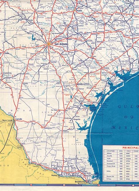 Texasfreeway Statewide Historic Information Old Road Maps