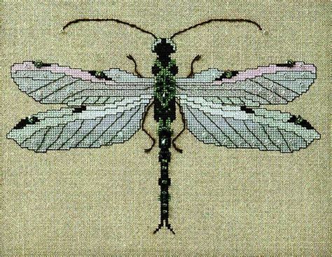 The Silver Dragonfly Cross Stitch Pattern By Nora Corbett Cross