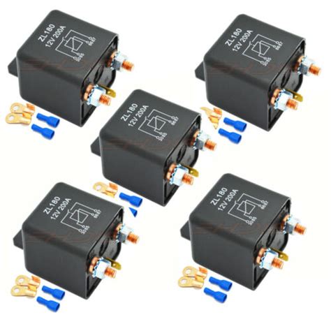 200a Heavy Duty Split Charge Onoff 4 Pin Relay Car Truck Boat Starter