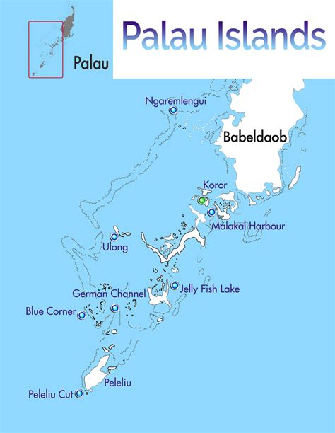 Palau Islands Maps Printable Maps Of Palau Islands For Download