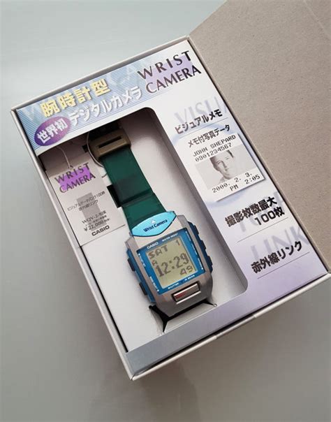 Casio Worlds First Wrist Camera Digital Watch Japan 222 Wqv 2