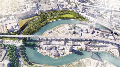 first look newest renderings of irishtown bend park depict a project poised for realization
