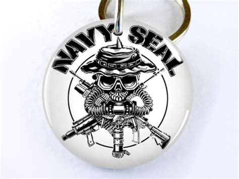 Military Navy Seal Skull Custom Id Tags For Dogs And Cats Etsy