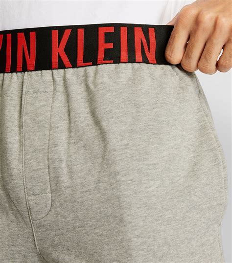 Calvin Klein Grey Intense Power Logo Shorts Harrods Uk
