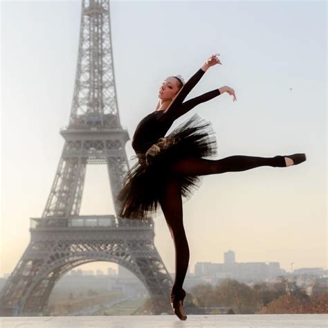 dancing ballerina at the eiffel tower in paris by magdalena martin ballet dancers eiffel