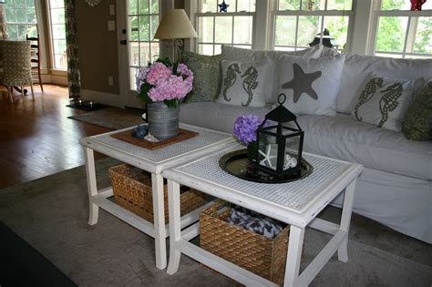 If you don't want the table to be the center of attention, choose a model with a glass top and. Cottage Blue Designs: Staging the new coffee table