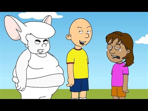 Funny Goanimate Videos Caillou Says The Easter Bunny Isn T Real Beat Up By The Easter Bunny