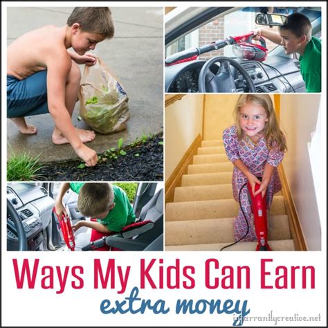 Earning some spending money as a kid can go a long ways in teaching financial discipline. Ways My Kids Can Earn EXTRA Money {outside of weekly chores}