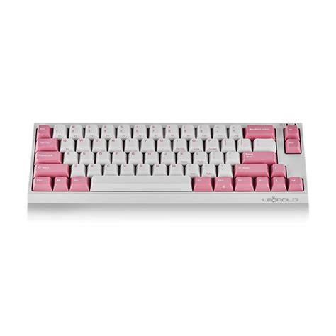 Leopold Fc660m Bt Pd Light Pink Wireless Compact Mech Keyboard Cherry