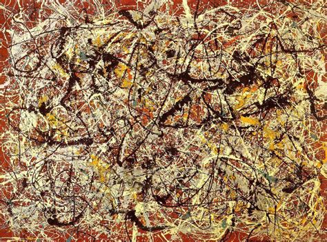 Mural On Indian Red Ground 1950 By Jackson Pollock