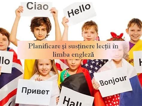 Plan De Lectie Limba Engleza Lecţie Blog
