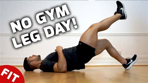 NO GYM? BEST EVER HOME LEG WORKOUT - SAM's HEALTH and Fitness