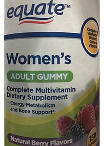 Equate Womens Adult Gummy Multivitamin Dietary Supplement 0 G