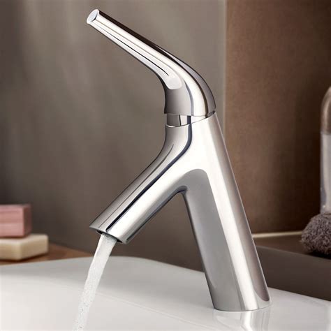 If, however, you like to furnish your bathroom with a washbasin with support, you can choose a mixer countertop and opt for a model of mixer most appropriate with design of tap and bathroom furniture. VitrA Nest Basin Mixer Tap - UK Bathrooms