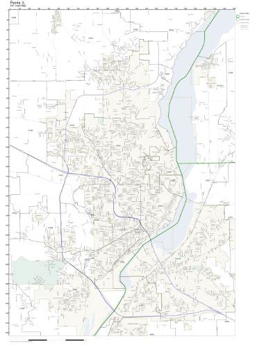 Buy Working Maps Zip Code Wall Map Of Peoria Il Zip Code Map Not Laminated Online At Desertcart