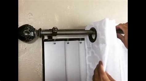 Maybe you would like to learn more about one of these? Inside Mounted Blinds Curtain Rod Bracket Attachment - YouTube