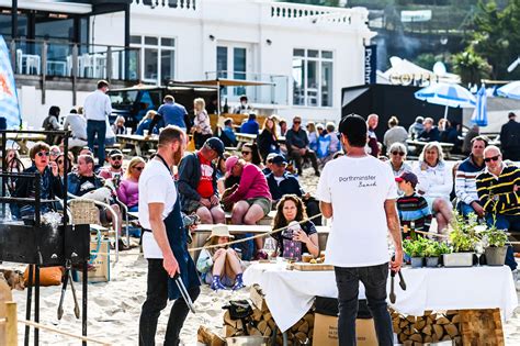 St Ives Food And Drink Festival A Food And Drink Festival On The Beach