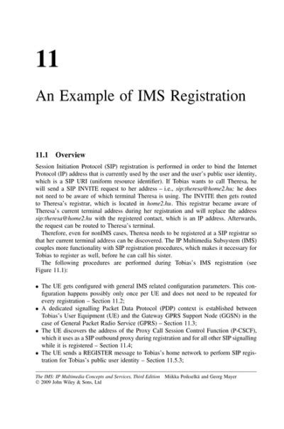 11an Example Of Ims Regis
