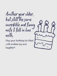Short Funny Birthday Wishes I Wish You