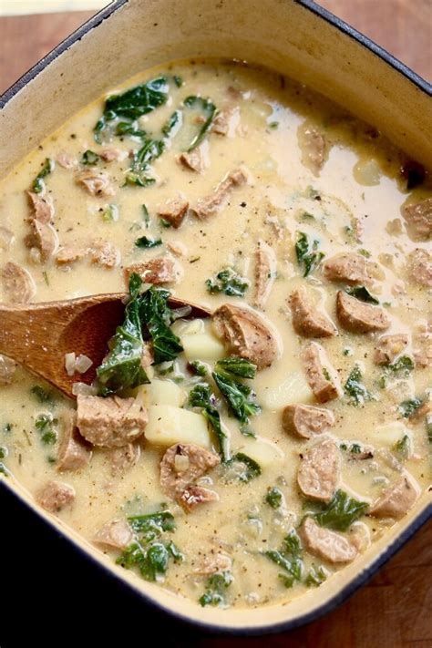 Chose a vegetarian or vegan parmesan cheese, or omit it completely. Vegan Zuppa Toscana (Olive Garden Soup Copycat) - The ...