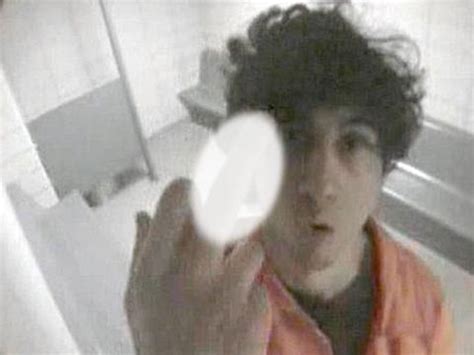 Boston Marathon Bombing Trial Footage Of Dzhokhar Tsarnaev Showing Middle Finger To Jail