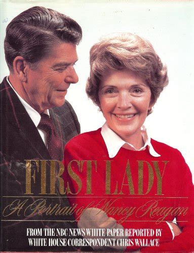First Lady A Portrait Of Nancy Reagan By Wallace Chris Very Good Hard Cover 1986 First