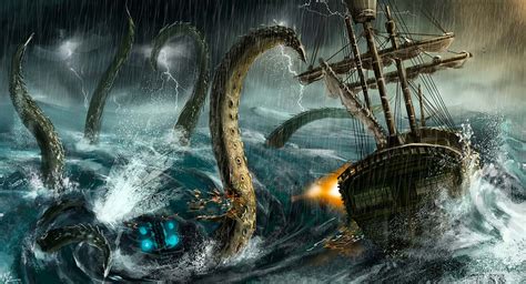 El Kraken El Monstruo Marino Más Grande Y Terrorífico De La Humanidad