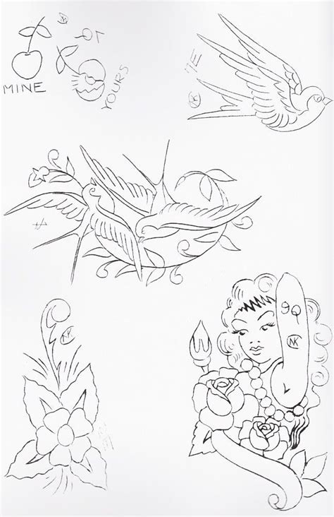Sailor Jerrys Tattoo Stencils Book Tattoo Stencils Sailor Jerry
