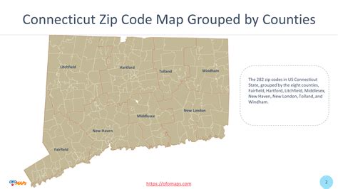 connecticut zip code map printable