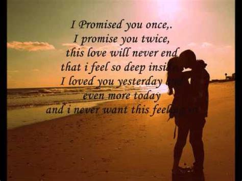 Lyrics for this i promise you by *nsync. i'll be loving you forever - YouTube