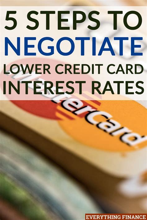 Although the card company may ultimately say. 5 Steps to Negotiate Lower Credit Card Interest Rates - Everything Finance - #Card #Credit # ...