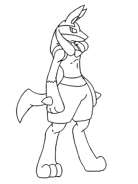 Lucario Coloring Pages To Download And Print For Free