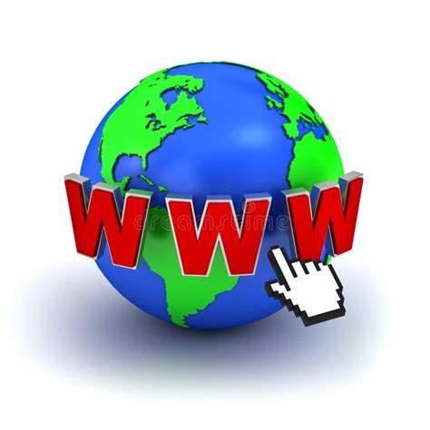 World Wide Web Internet Concept Stock Illustration Illustration Of
