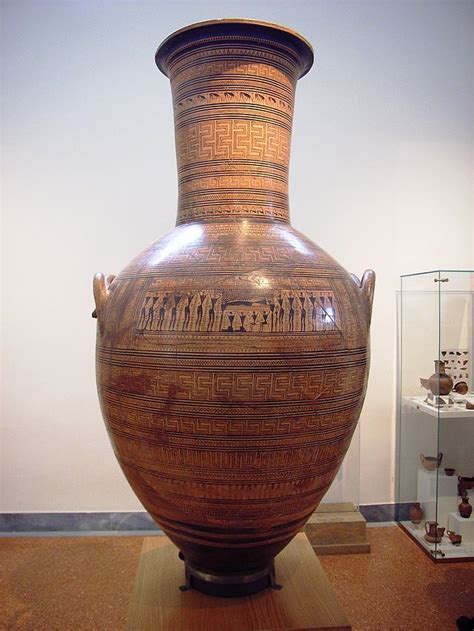 Dipylon Amphora Wikiwand Griechische Keramik Amphore Geometrische