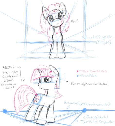 Mlp Basic Perspective Study 1 By Dshou On Deviantart My Little Pony