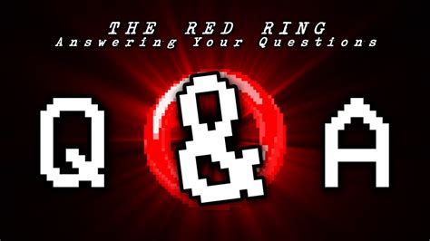The Red Ring ⭕ Qanda Answering Your Questions Youtube