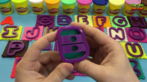 Playdoh Alphabet Craft With Cookie Molds Abcdefghijklmnopqrstuvwxyz