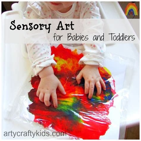 Sensory Art For Babies And Toddlers Arty Crafty Kids