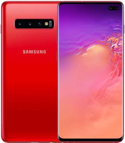 Smartfon Samsung Galaxy S10 Plus Sm G975 8128gb Cardinal Red Opinie