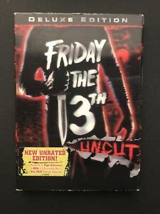Friday The Th Uncut Deluxe Edition DVD CASE SLIPCOVER ONLY Sleeve Protector EBay