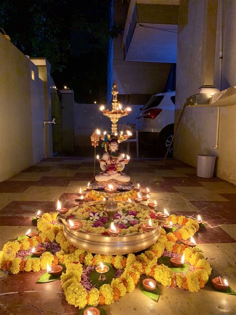 Pin By Penumatsa Neelu On Puja Decorations Diwali Decorations At Home
