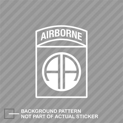 82nd Airborne Division Sticker Decal Vinyl Parachute Fort Bragg Ebay