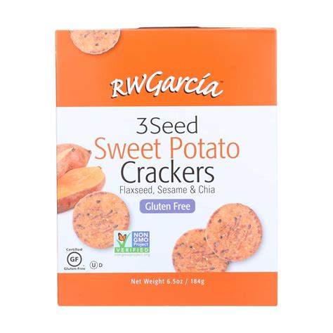 Rw Garcia 3 Seed Sweet Potato Crackers 6 5 Oz