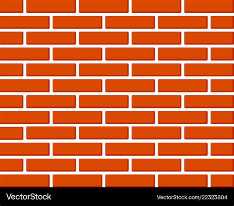 Colorful Cartoon Brick Wall Royalty Free Vector Image